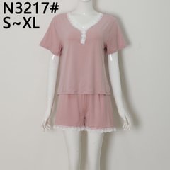 Пижама женская футболка + шорты БАМБУК (Арт. KG3217-1) | 5 шт.