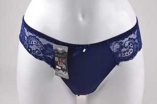 Трусики-стрінги жіночі "Мереживо" (Арт. VS1715/Blue) | 6 шт.