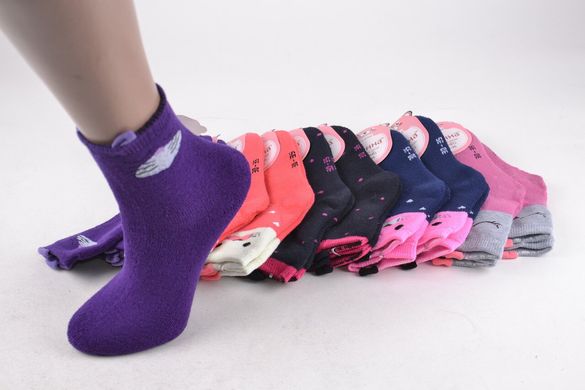 Дитячі термо-шкарпетки на дівчинку МАХРА бавовна (FEC3703/20-25) | 10 пар