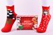 Шкарпетки Жіночі Махрові "Merry Christmas" у подарунковій упаковці (Aрт. Y105/9) | 1 компл.