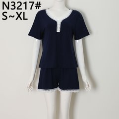 Пижама женская футболка + шорты БАМБУК (Арт. KG3217-2) | 5 шт.