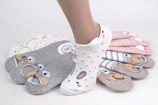 Женские носки "Мордочки" COTTON (Арт. ALB68) | 12 пар