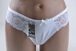 Трусики-стрінги жіночі "Мереживо" (Арт. VS1715/White) | 6 шт.