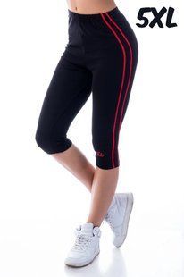 Бриджи хлопковые с цветной полоской (Арт. SK75/5XL/RED) | 2 шт.