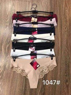 Труси жіночі "Donafen" Nylon Мереживо (Арт. NO1047) | 6 шт.