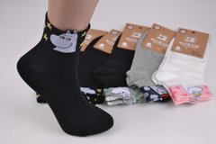 Жіночі шкарпетки з малюнком "Cotton" (Арт. NZP1067/35-38) | 5 пар