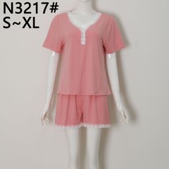 Пижама женская футболка + шорты БАМБУК (Арт. KG3217-3) | 5 шт.