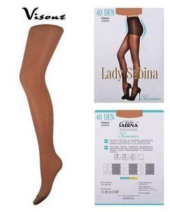 Колготки Lady Sabina 40 den Slimmer Visone р.2 (LS40SL) | 5 штук.