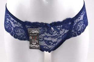 Трусики-стрінги жіночі "Мереживо" (Арт. VS1717/Blue) | 6 шт.