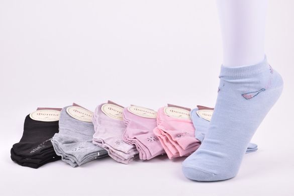 Шкарпетки жіночі занижені "Фенна" Бавовна (Арт. FEZB13-8) | 12 пар