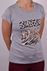 Жіноча футболка з малюнком "Cotton" (Арт. WJ03/7) | 4 шт.