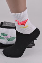 Жіночі шкарпетки з малюнком ХЛОПОК (PT294) | 12 пар