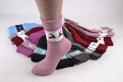 Жіночі шкарпетки з начосом Махра Бамбук (Арт. LKB20/23) | 12 пар