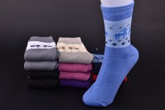 Шкарпетки жіночі з малюнком "Корона" МАХРА бавовни (Арт. LKB2107) | 10 пар