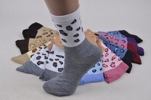Жіночі шкарпетки "КОРОНА" бавовна (LKB2322) | 12 пар