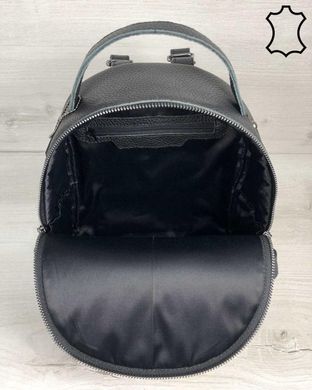 Кожаный женский рюкзак Rashel черного цвета