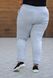 Спортивные штаны женские на флисе БАТАЛ (Арт. KL377/B/Gray)