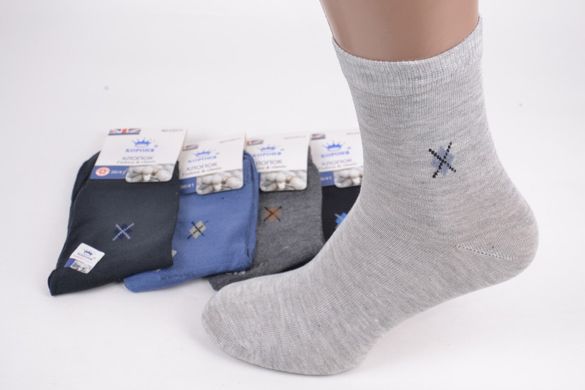 Підліткові шкарпетки на хлопчика "Корона" ХЛОПОК (LKC3110/36-41) | 12 пар