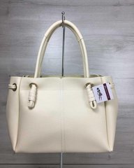Молодіжна жіноча сумка-шоппер Евелін бежевого кольору (Арт. 20109) | 1 шт.