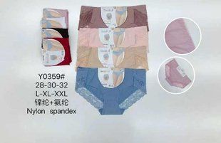 Трусы женские Слипы "AURA" NYLON (Арт. Y0359) | 12 шт.