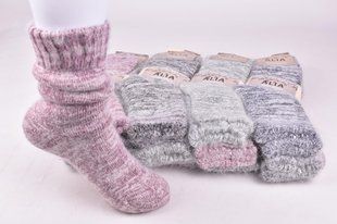 Шкарпетки жіночі "Алія" АНГОРА THERMO (Арт. ALA585) | 12 пар