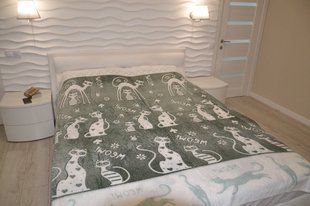 Плед-покрывало с рисунком 180x200 см. (Арт. TP45-24/2) | 1 шт.