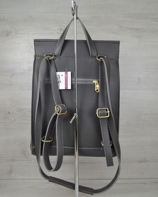 Молодежный сумка-рюкзак серого цвета (Арт. 44203) | 1 шт.