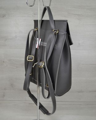 Молодежный сумка-рюкзак серого цвета (Арт. 44203) | 1 шт.