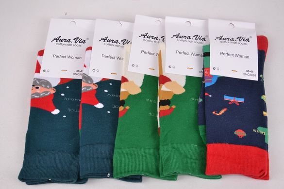 Жіночі шкарпетки "AURA" Cotton (Арт. SNC5698/38-41) | 5 пар