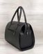 Каркасная женская сумка Саквояж черный матовый (никель) (Арт. 31139) | 1 шт.