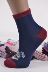 Детские носки на девочку "Фенна" ХЛОПОК (FEC3705-1/30-35) | 12 пар
