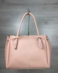 Молодіжна жіноча сумка-шоппер Евелін пудровий кольору (Арт. 20110) | 1 шт.