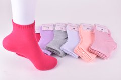 Шкарпетки дитячі однотонні "Фенна" ХЛОПОК (Арт. FEC1007/20-25) | 12 пар