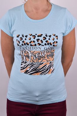 Жіноча футболка з малюнком "Cotton" (Арт. WJ03/9) | 4 шт.