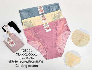 Труси жіночі Сліпи "AURA" COTTON (арт. Y2522) | 12 шт.