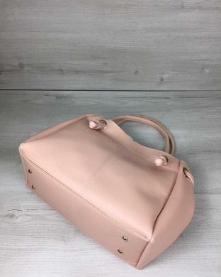 Молодіжна жіноча сумка-шоппер Евелін пудровий кольору (Арт. 20110) | 1 шт.