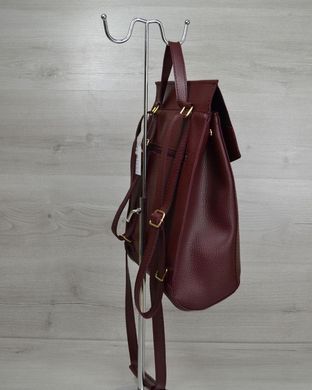 Молодіжний сумка-рюкзак бордового кольору (Арт. 44204) | 1 шт.