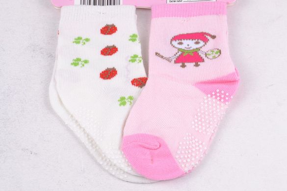 Шкарпетки Бавовняні на дівчинку (FEC5008/12-18) | 12 пар