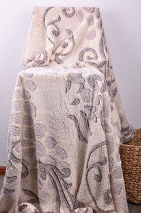 Плед махровый с рисунком 180х200 см. (Арт. TP45-85/12) | 1 шт.