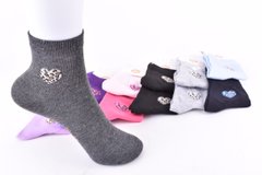 Шкарпетки дитячі на дівчинку "КОРОНА" бавовна (Арт. LKC3141/30-34) | 12 пар