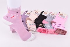 Шкарпетки дитячі на дівчинку "Фенна" бавовна (Арт. FEC3712-10/30-35) | 12 пар