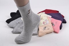 Жіночі Бавовняні шкарпетки "Шугуан" (HB2273-3) | 12 пар
