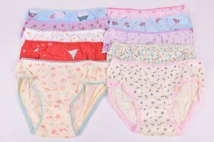Трусы детские на девочку COTTON (Арт. SLA021/5-6) | 10 шт.