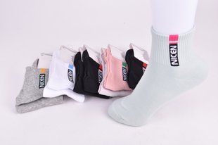 Носки женские "NICEN" ХЛОПОК (Арт. A058-1) | 10 пар