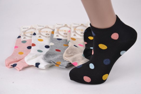 Шкарпетки жіночі занижені "AURA" Cotton (Арт. ND6120/35-38) | 5 пар