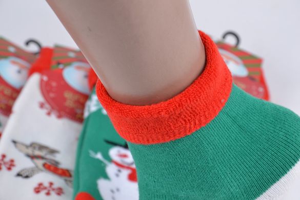 Детские носки с зимним рисунком МАХРА "Cotton" (Арт. SGV69/24-27) | 5 пар