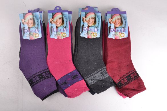 Шкарпетки-термо жіночі "МАХРА" Бавовна (Арт. FE8312) | 12 пар