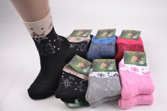 Жіночі шкарпетки "Дукат" Махра бавовна (арт. PTM047) | 12 пар