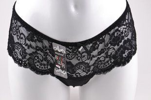 Трусики жіночі "Мереживо" (Арт. VS1767/Black) | 6 шт.