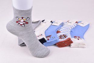 Шкарпетки дитячі на хлопчика "Фенна" бавовна (Арт. FEC70-5/30-35) | 10 пар